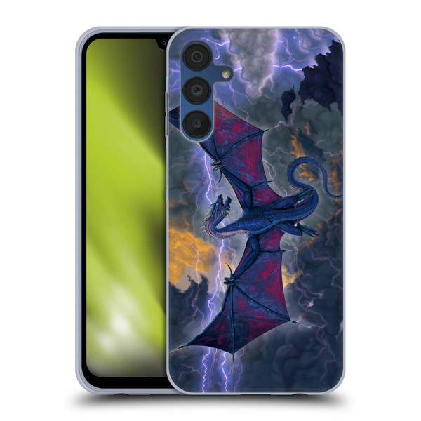 Vincent Hie Key Art Thunder Dragon Soft Gel Case for Samsung Galaxy A15