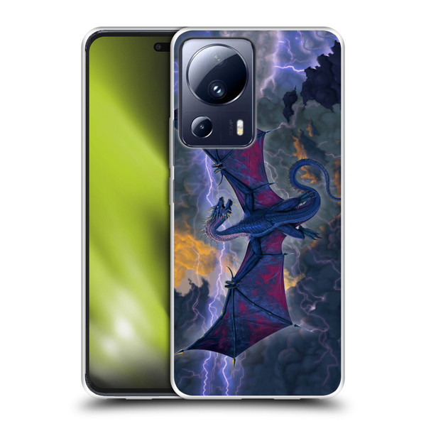 Vincent Hie Key Art Thunder Dragon Soft Gel Case for Xiaomi 13 Lite 5G