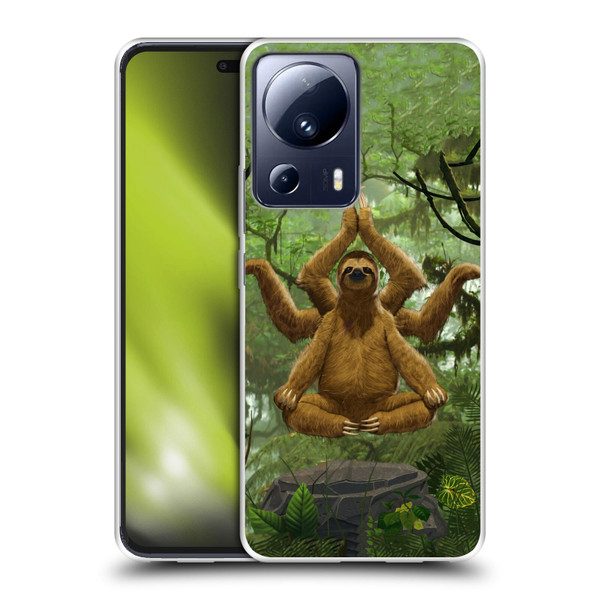 Vincent Hie Key Art Zen Sloth Soft Gel Case for Xiaomi 13 Lite 5G