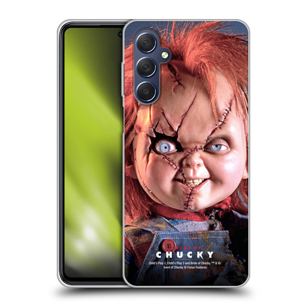 Bride of Chucky Key Art Doll Soft Gel Case for Samsung Galaxy M54 5G