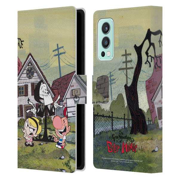 The Grim Adventures of Billy & Mandy Graphics Poster Leather Book Wallet Case Cover For OnePlus Nord 2 5G