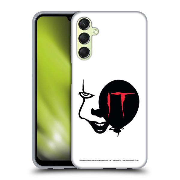 IT Movie Graphics Pennywise Soft Gel Case for Samsung Galaxy A24 4G / Galaxy M34 5G