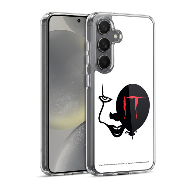 IT Movie Graphics Pennywise Soft Gel Case for Samsung Galaxy S24 5G & MagSafe