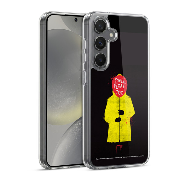 IT Movie Graphics You'll Float Too Soft Gel Case for Samsung Galaxy S24 5G & MagSafe