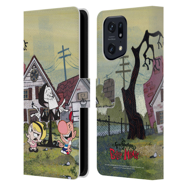 The Grim Adventures of Billy & Mandy Graphics Poster Leather Book Wallet Case Cover For OPPO Find X5 Pro