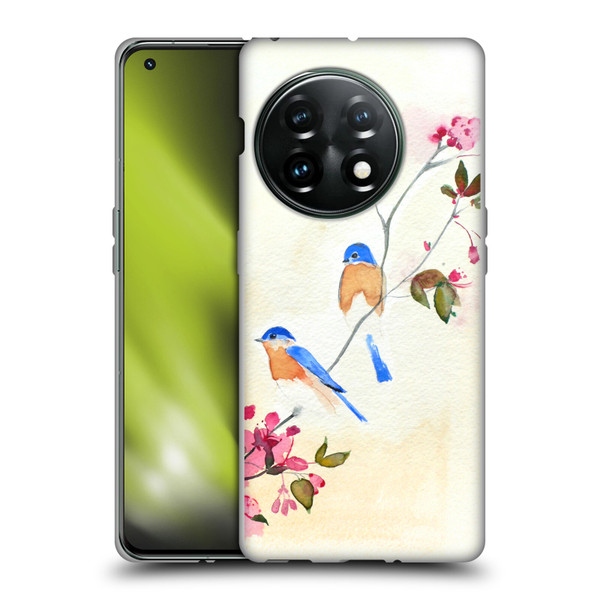 Mai Autumn Birds Blossoms Soft Gel Case for OnePlus 11 5G