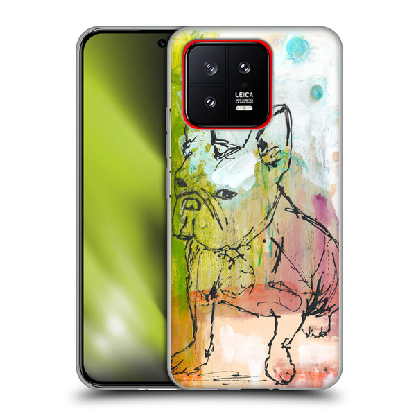 Wyanne Animals French Bulldog Sketch Soft Gel Case for Xiaomi 13 5G