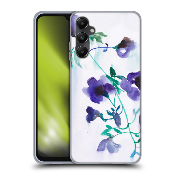 Mai Autumn Floral Blooms Moon Drops Soft Gel Case for Samsung Galaxy A05s