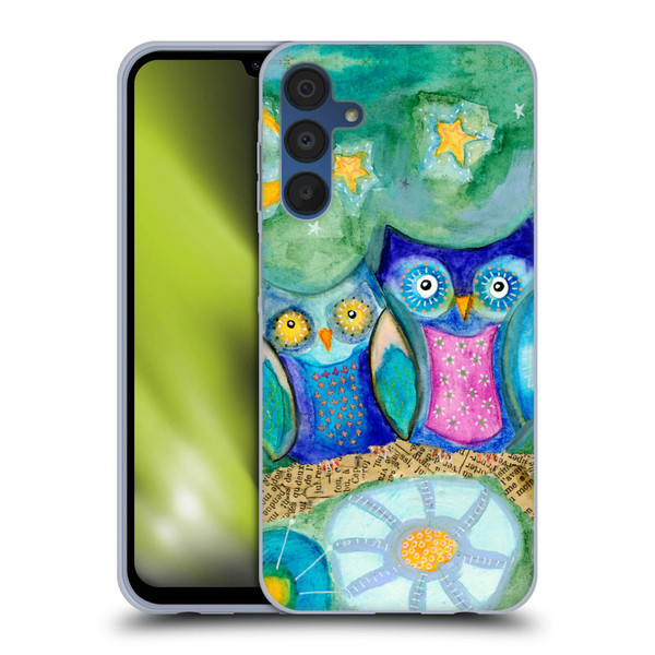Wyanne Owl Pair of Birds Soft Gel Case for Samsung Galaxy A15