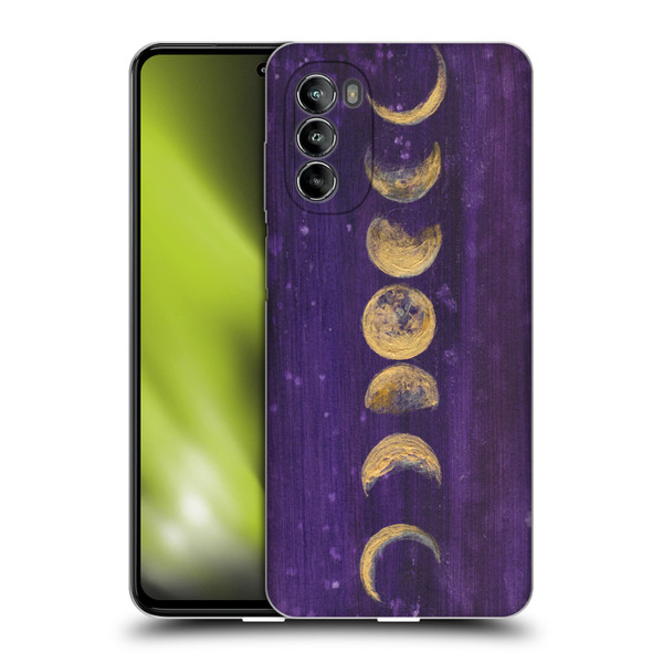 Mai Autumn Space And Sky Moon Phases Soft Gel Case for Motorola Moto G82 5G