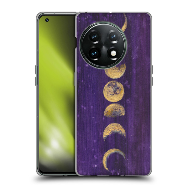 Mai Autumn Space And Sky Moon Phases Soft Gel Case for OnePlus 11 5G
