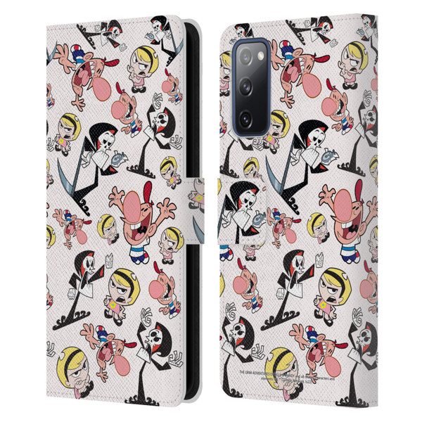 The Grim Adventures of Billy & Mandy Graphics Icons Leather Book Wallet Case Cover For Samsung Galaxy S20 FE / 5G