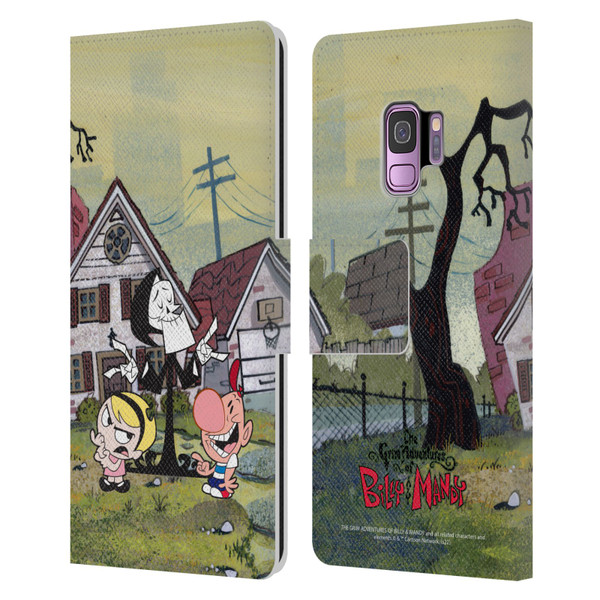The Grim Adventures of Billy & Mandy Graphics Poster Leather Book Wallet Case Cover For Samsung Galaxy S9
