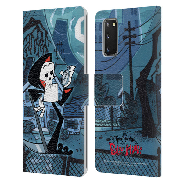 The Grim Adventures of Billy & Mandy Graphics Grim Leather Book Wallet Case Cover For Samsung Galaxy S20 / S20 5G