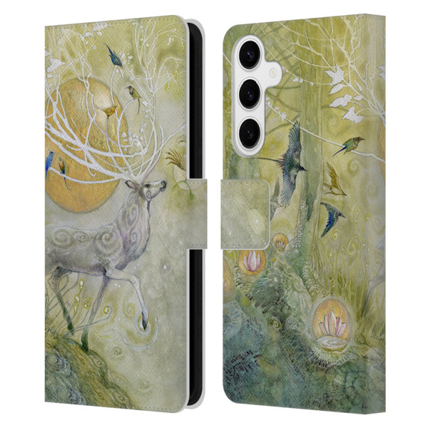 Stephanie Law Stag Sonata Cycle Allegro 2 Leather Book Wallet Case Cover For Samsung Galaxy S24+ 5G