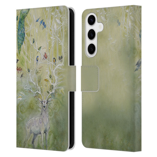 Stephanie Law Stag Sonata Cycle Deer 2 Leather Book Wallet Case Cover For Samsung Galaxy S24+ 5G