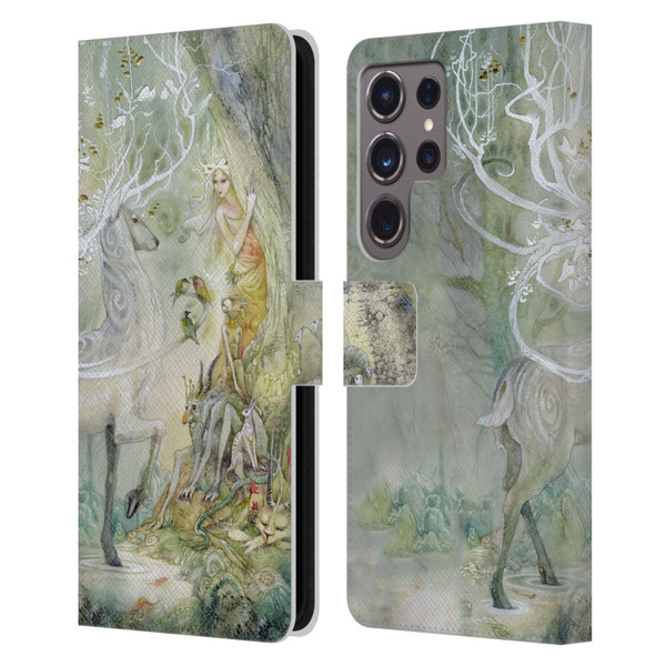 Stephanie Law Stag Sonata Cycle Scherzando Leather Book Wallet Case Cover For Samsung Galaxy S24 Ultra 5G