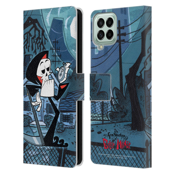 The Grim Adventures of Billy & Mandy Graphics Grim Leather Book Wallet Case Cover For Samsung Galaxy M53 (2022)