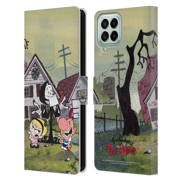 The Grim Adventures of Billy & Mandy Graphics Poster Leather Book Wallet Case Cover For Samsung Galaxy M53 (2022)