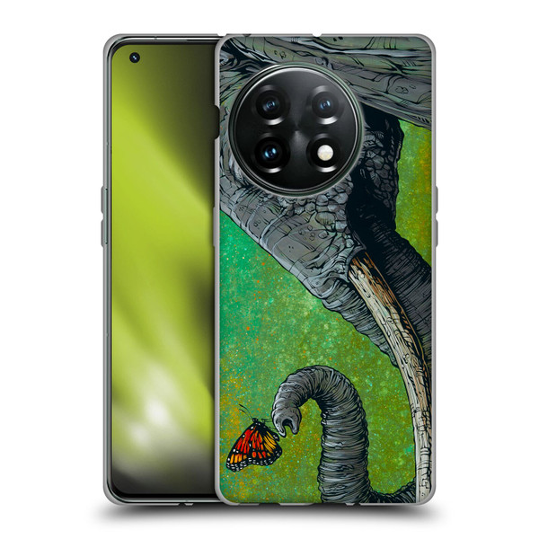 David Lozeau Colourful Grunge The Elephant Soft Gel Case for OnePlus 11 5G