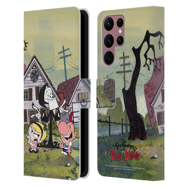 The Grim Adventures of Billy & Mandy Graphics Poster Leather Book Wallet Case Cover For Samsung Galaxy S22 Ultra 5G