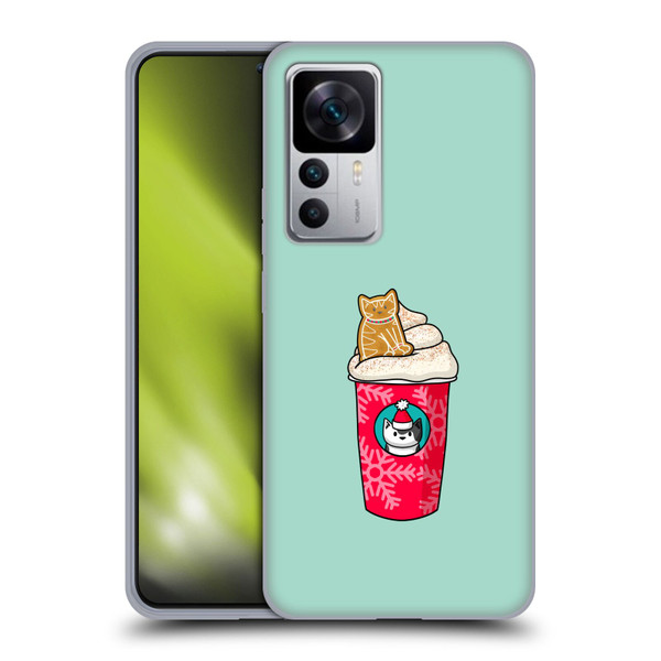 Beth Wilson Doodlecats Gingerbread Latte Soft Gel Case for Xiaomi 12T 5G / 12T Pro 5G / Redmi K50 Ultra 5G