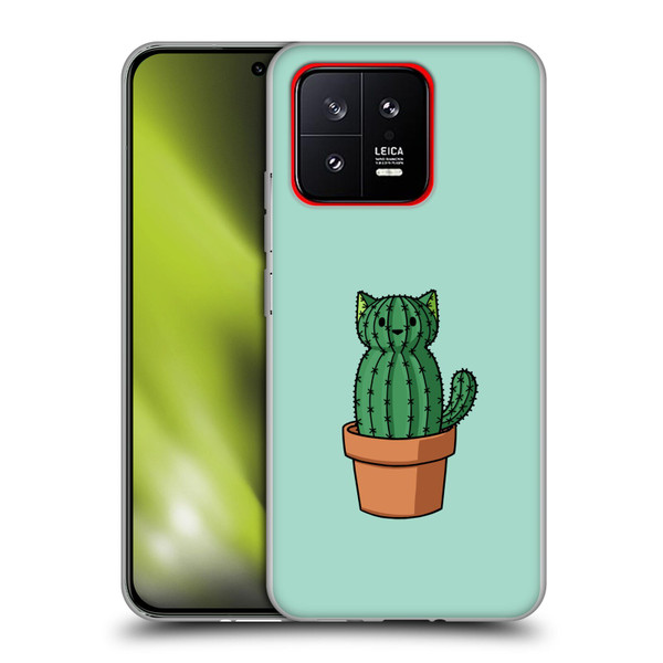 Beth Wilson Doodlecats Cactus Soft Gel Case for Xiaomi 13 5G