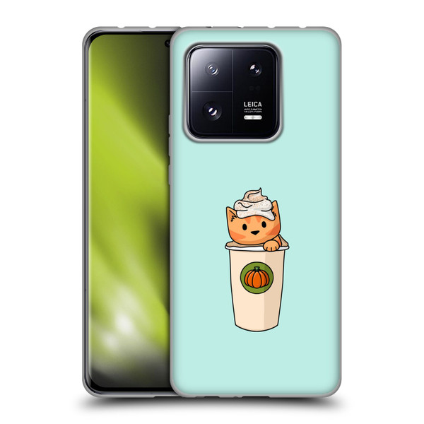 Beth Wilson Doodlecats Pumpkin Spice Latte Soft Gel Case for Xiaomi 13 Pro 5G