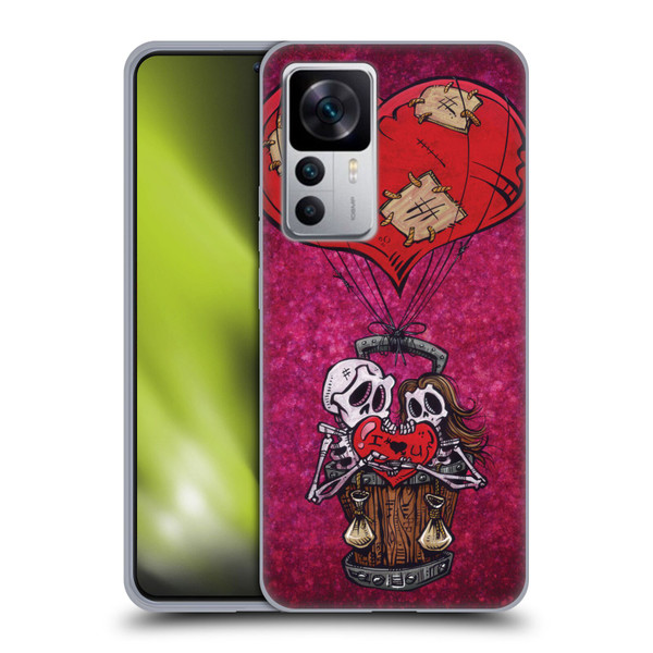 David Lozeau Colourful Grunge Day Of The Dead Soft Gel Case for Xiaomi 12T 5G / 12T Pro 5G / Redmi K50 Ultra 5G
