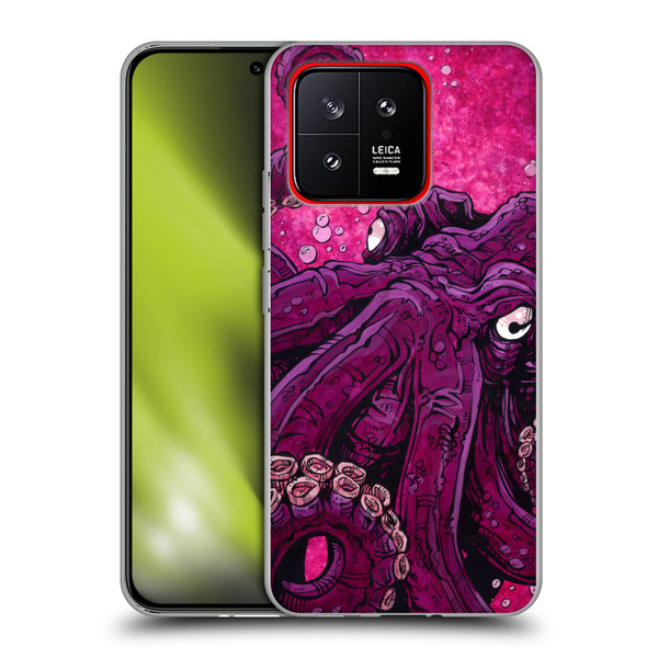 David Lozeau Colourful Grunge Octopus Squid Soft Gel Case for Xiaomi 13 5G