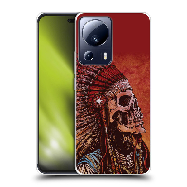 David Lozeau Colourful Grunge Native American Soft Gel Case for Xiaomi 13 Lite 5G