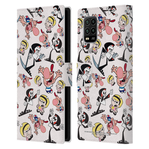 The Grim Adventures of Billy & Mandy Graphics Icons Leather Book Wallet Case Cover For Xiaomi Mi 10 Lite 5G
