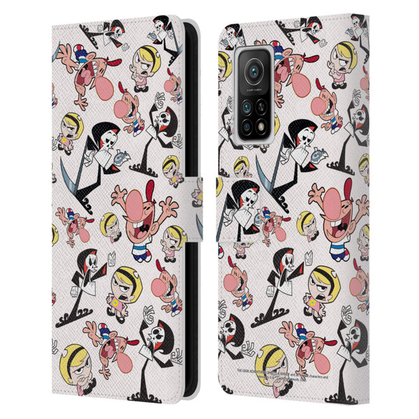 The Grim Adventures of Billy & Mandy Graphics Icons Leather Book Wallet Case Cover For Xiaomi Mi 10T 5G