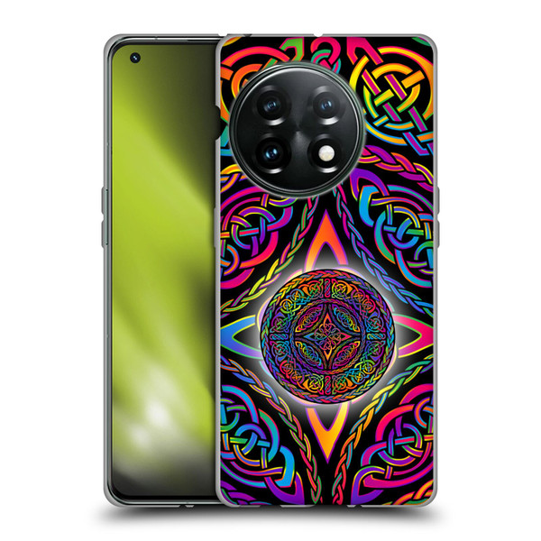 Beth Wilson Rainbow Celtic Knots Shield Soft Gel Case for OnePlus 11 5G