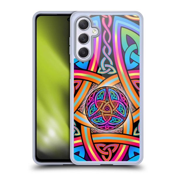 Beth Wilson Rainbow Celtic Knots Divine Soft Gel Case for Samsung Galaxy M54 5G