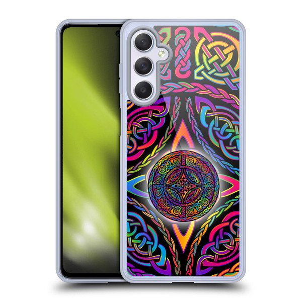 Beth Wilson Rainbow Celtic Knots Shield Soft Gel Case for Samsung Galaxy M54 5G
