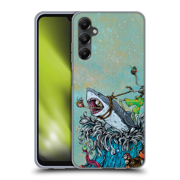 David Lozeau Colourful Art Surfing Soft Gel Case for Samsung Galaxy A05s