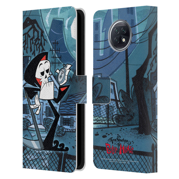 The Grim Adventures of Billy & Mandy Graphics Grim Leather Book Wallet Case Cover For Xiaomi Redmi Note 9T 5G