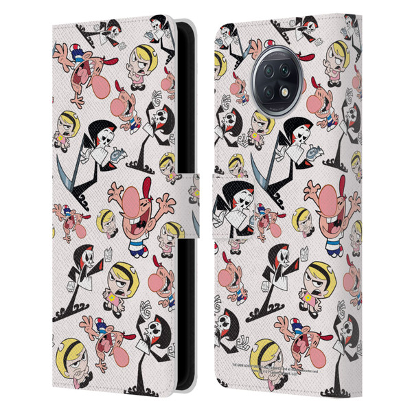 The Grim Adventures of Billy & Mandy Graphics Icons Leather Book Wallet Case Cover For Xiaomi Redmi Note 9T 5G