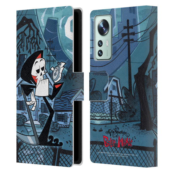 The Grim Adventures of Billy & Mandy Graphics Grim Leather Book Wallet Case Cover For Xiaomi 12