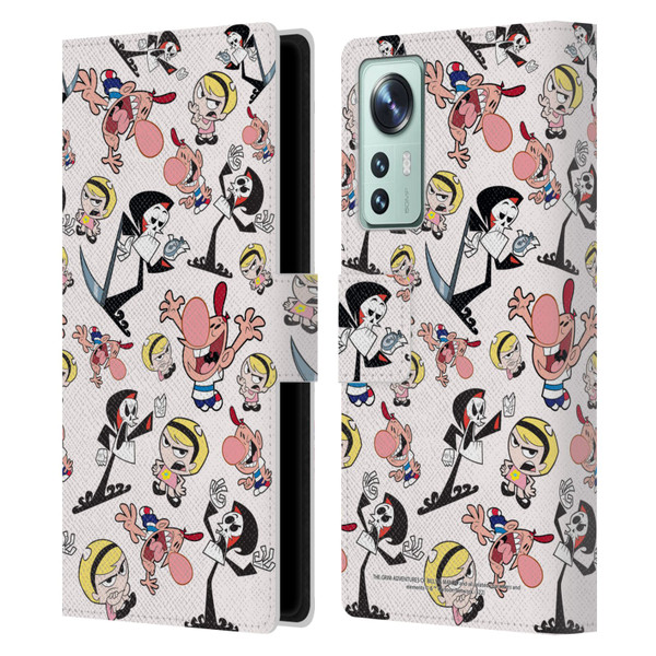 The Grim Adventures of Billy & Mandy Graphics Icons Leather Book Wallet Case Cover For Xiaomi 12