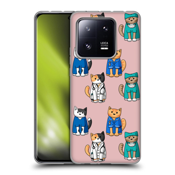 Beth Wilson Doodle Cats 2 Professionals Soft Gel Case for Xiaomi 13 Pro 5G