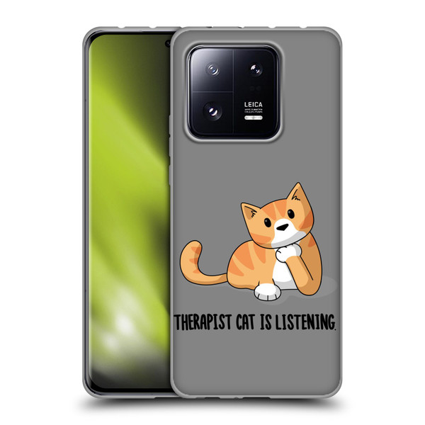 Beth Wilson Doodle Cats 2 Therapist Soft Gel Case for Xiaomi 13 Pro 5G