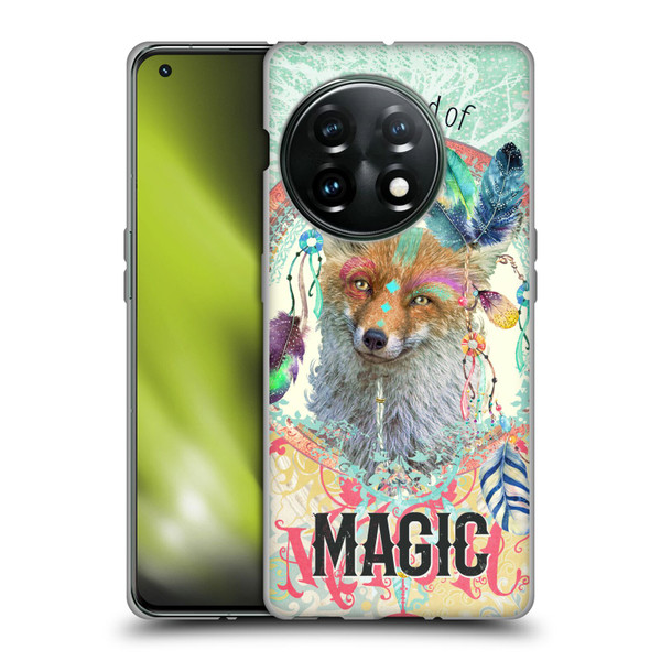 Duirwaigh Boho Animals Fox Soft Gel Case for OnePlus 11 5G