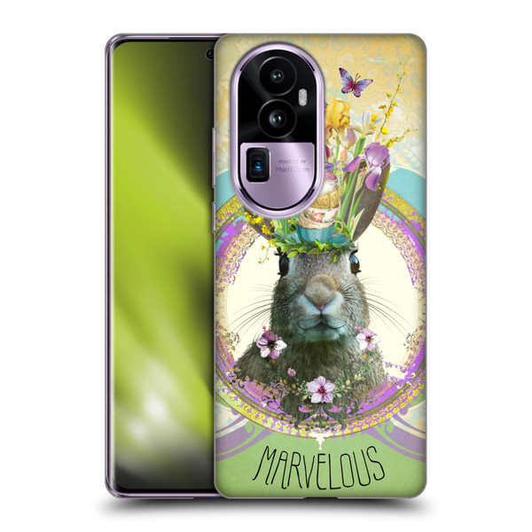 Duirwaigh Boho Animals Rabbit Soft Gel Case for OPPO Reno10 Pro+