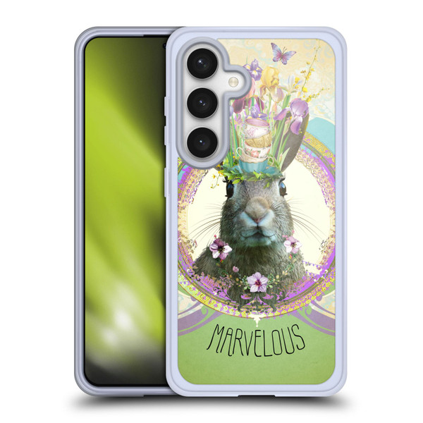 Duirwaigh Boho Animals Rabbit Soft Gel Case for Samsung Galaxy S24 5G & MagSafe