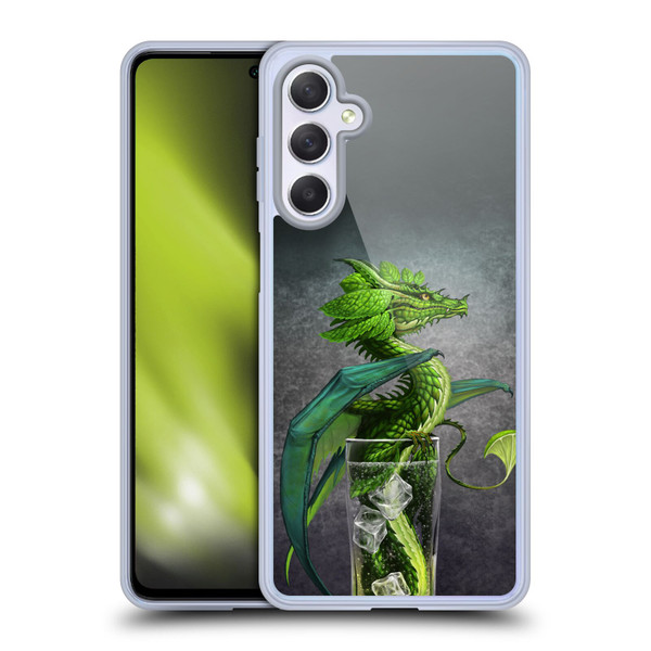Stanley Morrison Dragons Green Mojito Drink Soft Gel Case for Samsung Galaxy M54 5G