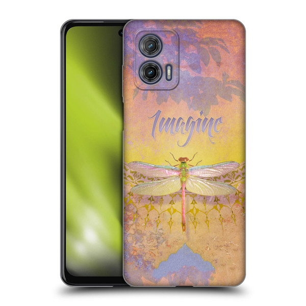 Duirwaigh Insects Dragonfly 2 Soft Gel Case for Motorola Moto G73 5G
