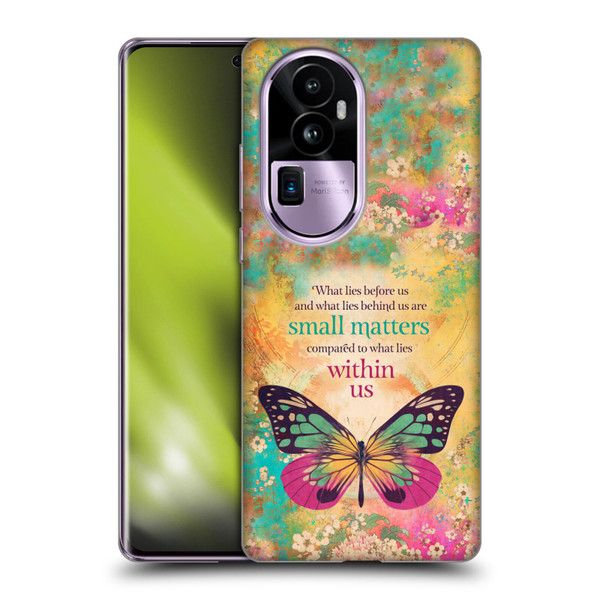 Duirwaigh Insects Butterfly 2 Soft Gel Case for OPPO Reno10 Pro+