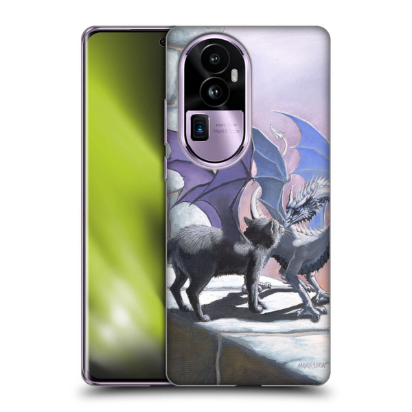 Stanley Morrison Dragons 2 Black Winged Cat Soft Gel Case for OPPO Reno10 Pro+